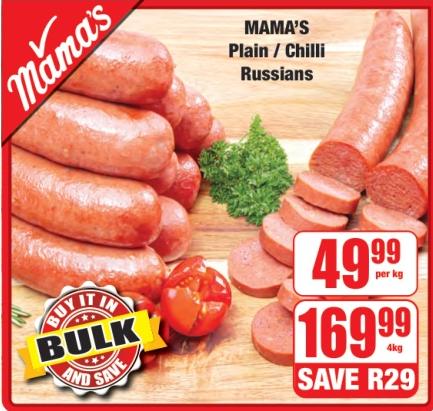 Mama's Plains /Chili Russians 4 kg 