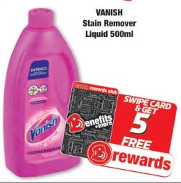 VANISH Stain Remover Liquid 500ml 