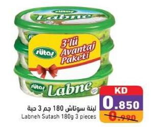 Labneh Sutash 3x180 Gm 