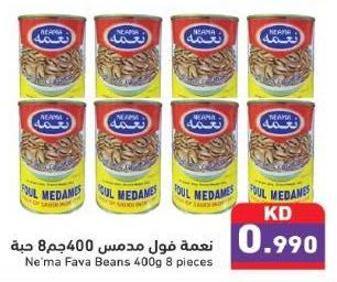 Ne'ma Fava Beans 8 pieces x 400g