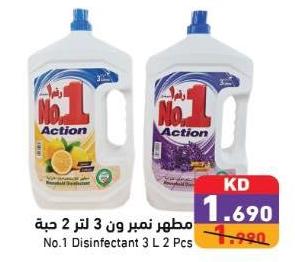 No.1 Disinfectant 3 L 2 Pcs