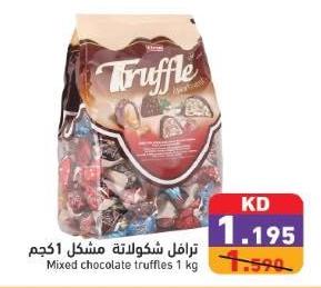 Mixed chocolate truffles 1 kg