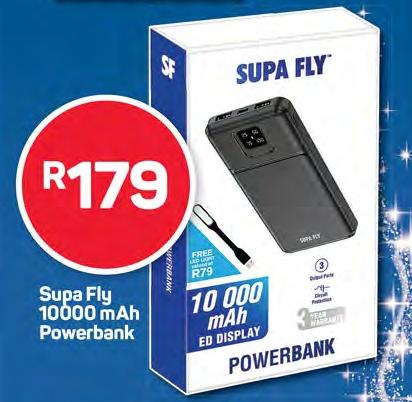 Supa Fly 10000 mAh Powerbank