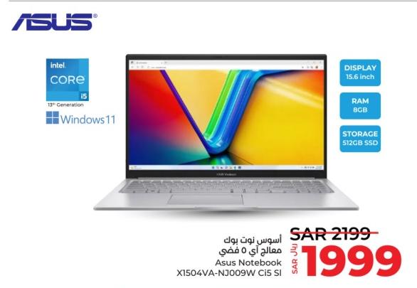 Asus Notebook X1504VA-NJ009W Ci5 SI