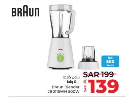 Braun Blender JB0115WH 500W