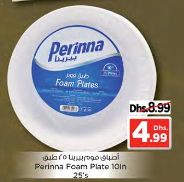 Perinna Foam Plate 10In 25's