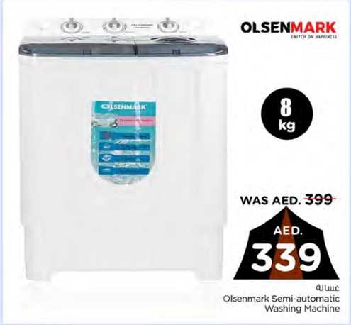 Olsenmark Semi-automatic Washing Machine