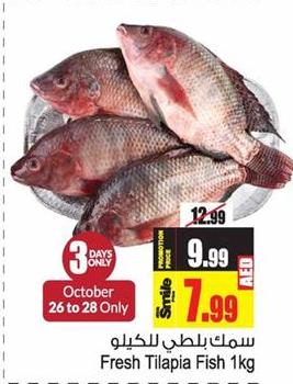 Fresh Tilapia Fish 1kg