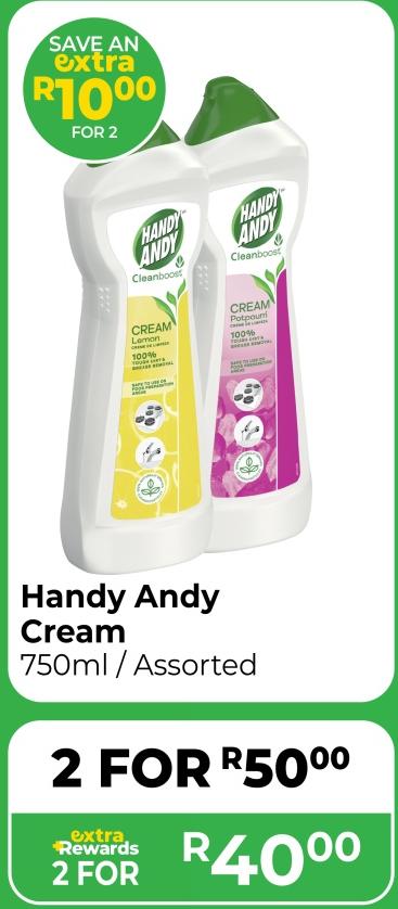 Handy Andy Cream 750ml / Assorted