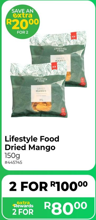 Lifestyle Food Dried Mango 150g