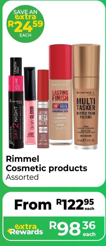 Rimmel Cosmetic products Assorted