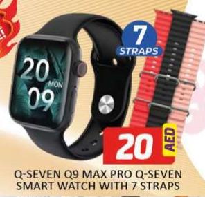 Q-SEVEN Q9 Max Pro Q-SEVEN Smart Watch with 7 Straps