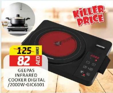 GEEPAS Infrared Cooker Digital /2000W-GIC6101