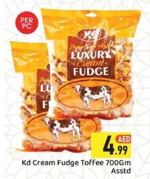 Kd Cream Fudge Toffee 700Gm Asstd