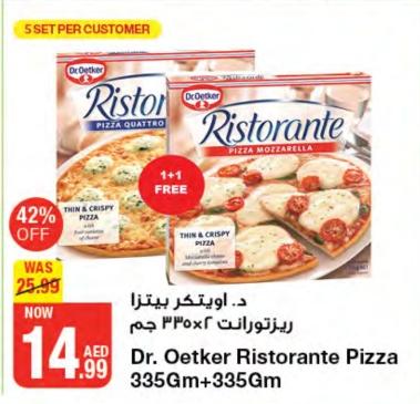 Dr. Oetker Ristorante Pizza 335Gm+335Gm