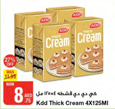 Kdd Thick Cream 4X125Ml