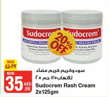 Sudocrem Rash Cream 2x125gm