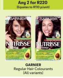 Any 2 GARNIER Regular Hair Colourants (All variants) 