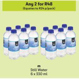 Any 2 M Still Water 6 x 330 ml