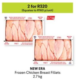 New Era Frozen Chicken Breast Fillets 2.7kg