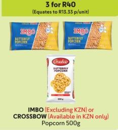 IMBO or CROSSBOW Butterfly Popcorn 500g