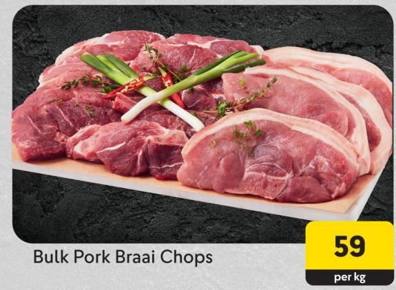 Bulk Pork Braai Chops