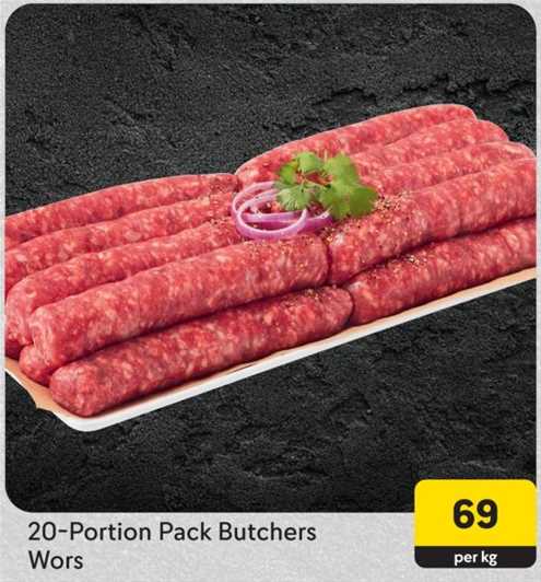 20-Portion Pack Butchers Wors