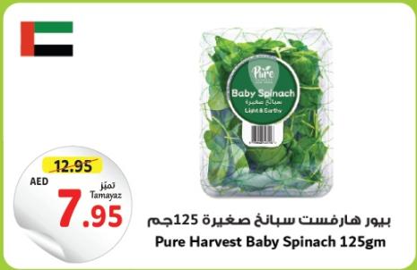 Pure Harvest Baby Spinach 125gm