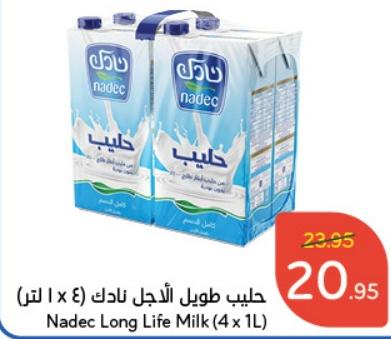 Nadec Long Life Milk (4 x 1L)