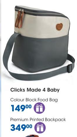 Colour Block Food Bag