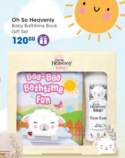 Oh So Heavenly Baby Bathtime Book Gift Set