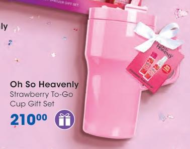 Oh So Heavenly Strawberry To-Go Cup Gift Set