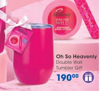 Oh So Heavenly Double Wall Tumbler Gift