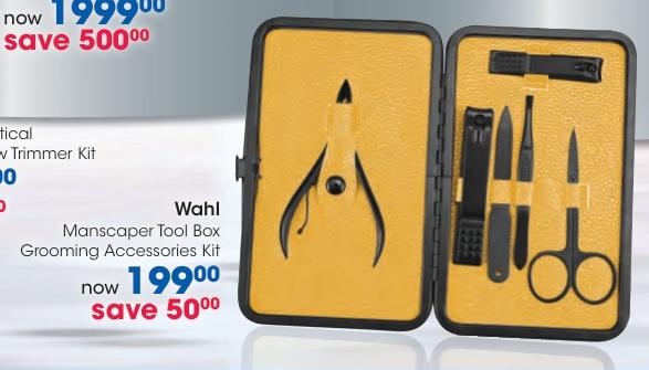 Wahl Manscaper Tool Box Grooming Accessories Kit