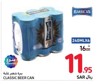 BARBICAN CLASSIC BEER CAN 6X240ML