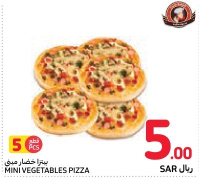 MINI VEGETABLES PIZZA 5 PCS