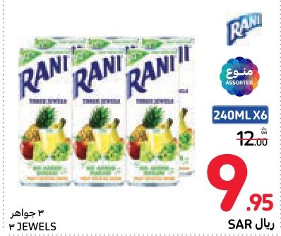 RANI 3 JEWELS 6X240ML