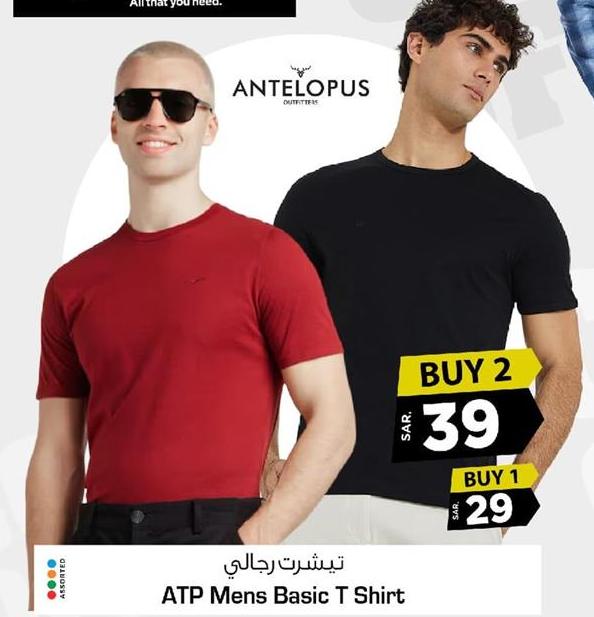 ATP Mens Basic T Shirt  buy 2