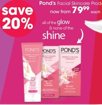 Pond's Facial Skincare Products