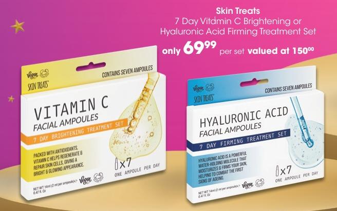 7 Day Vitamin C Brightening Treatment Set with 7 ampoules