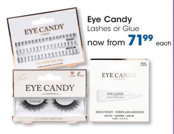 Eye Candy Lashes or Glue