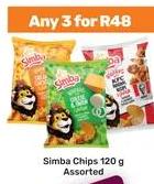 Simba Chips 120g Assorted any 3 