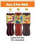 Any 3 Lipton Ice Tea Assorted 1.5L