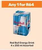 Red Bull Energy Drink 4 x 250 ml Assorted