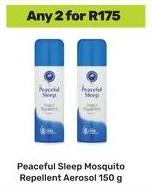 Any 2 Peaceful Sleep Mosquito Repellent Aerosol 150 g