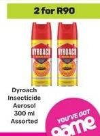 Dyroach Insecticide Aerosol 300 ml Assorted