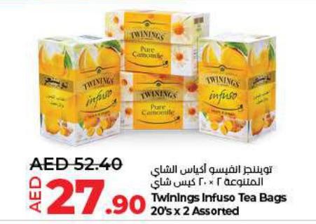 Twinings Infuso Tea Bags 20's x 2 Assorted