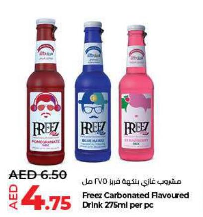 Freez Carbonated Flavoured Drink 275ml per pc 