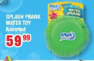 SPLASH PRANK WATER TOY Assorted