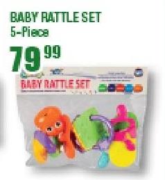 BABY RATTLE SET 5-Piece